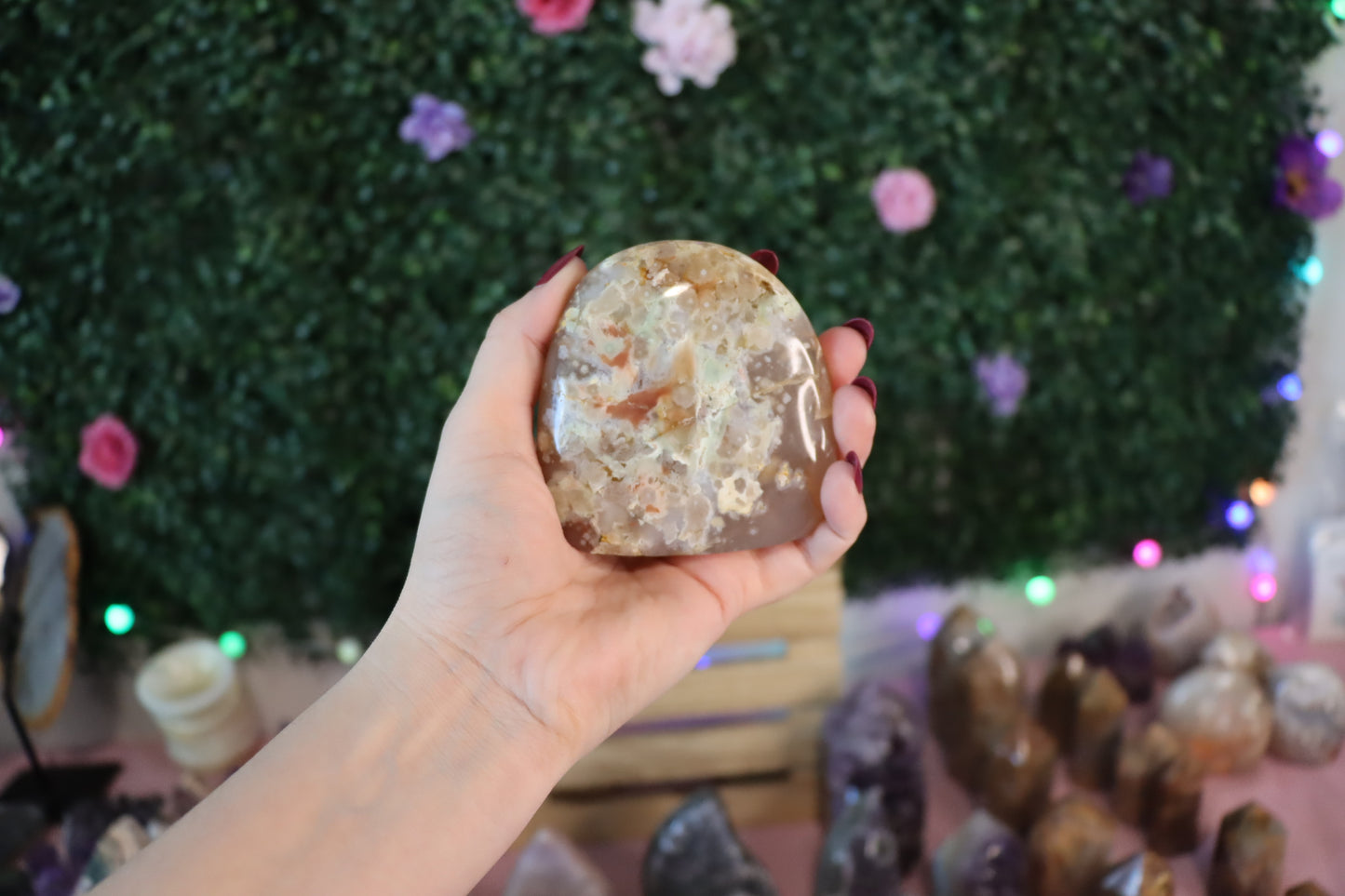 Flower Agate Free Forms v