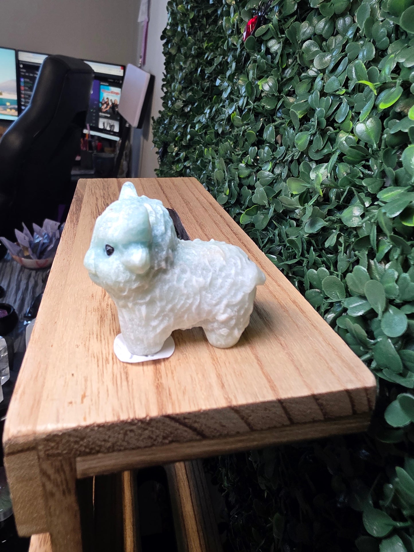 Blue Calcite Highland Cow (Medium)
