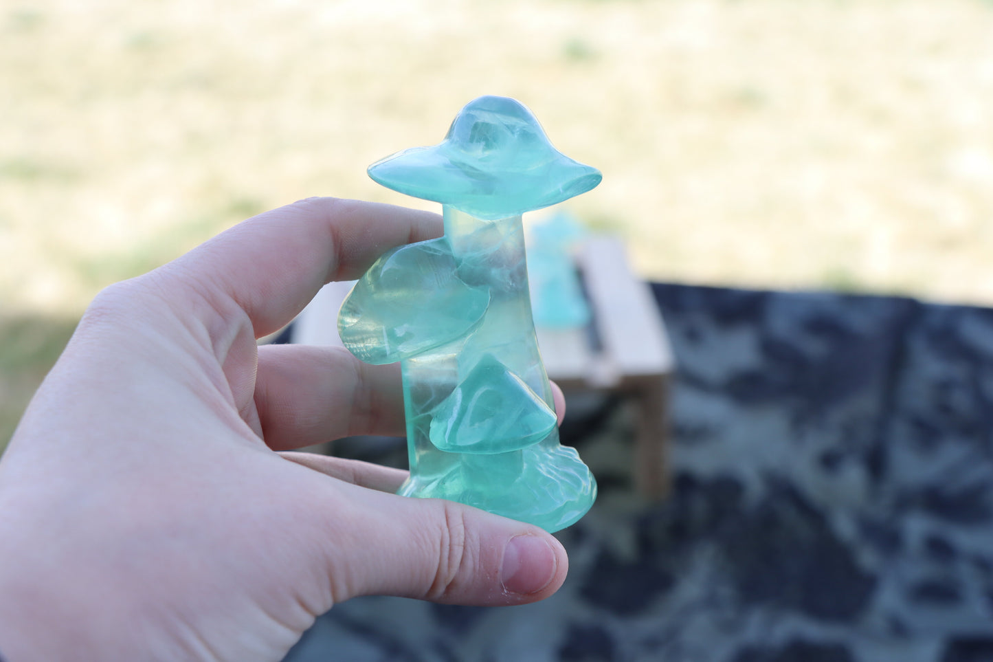Fluorite Mushrooms