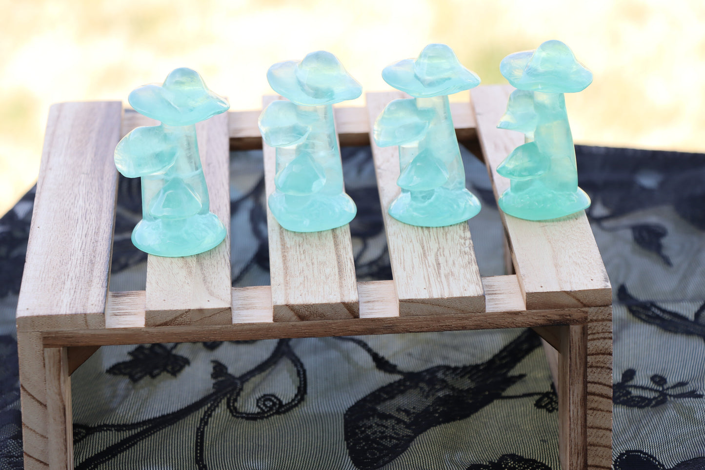 Fluorite Mushrooms