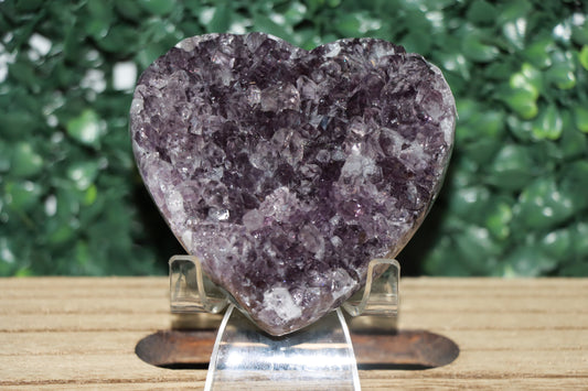 Uruguay Amethyst Heart