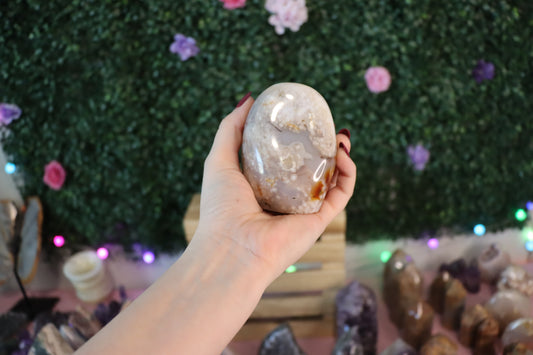 Flower Agate Free Forms