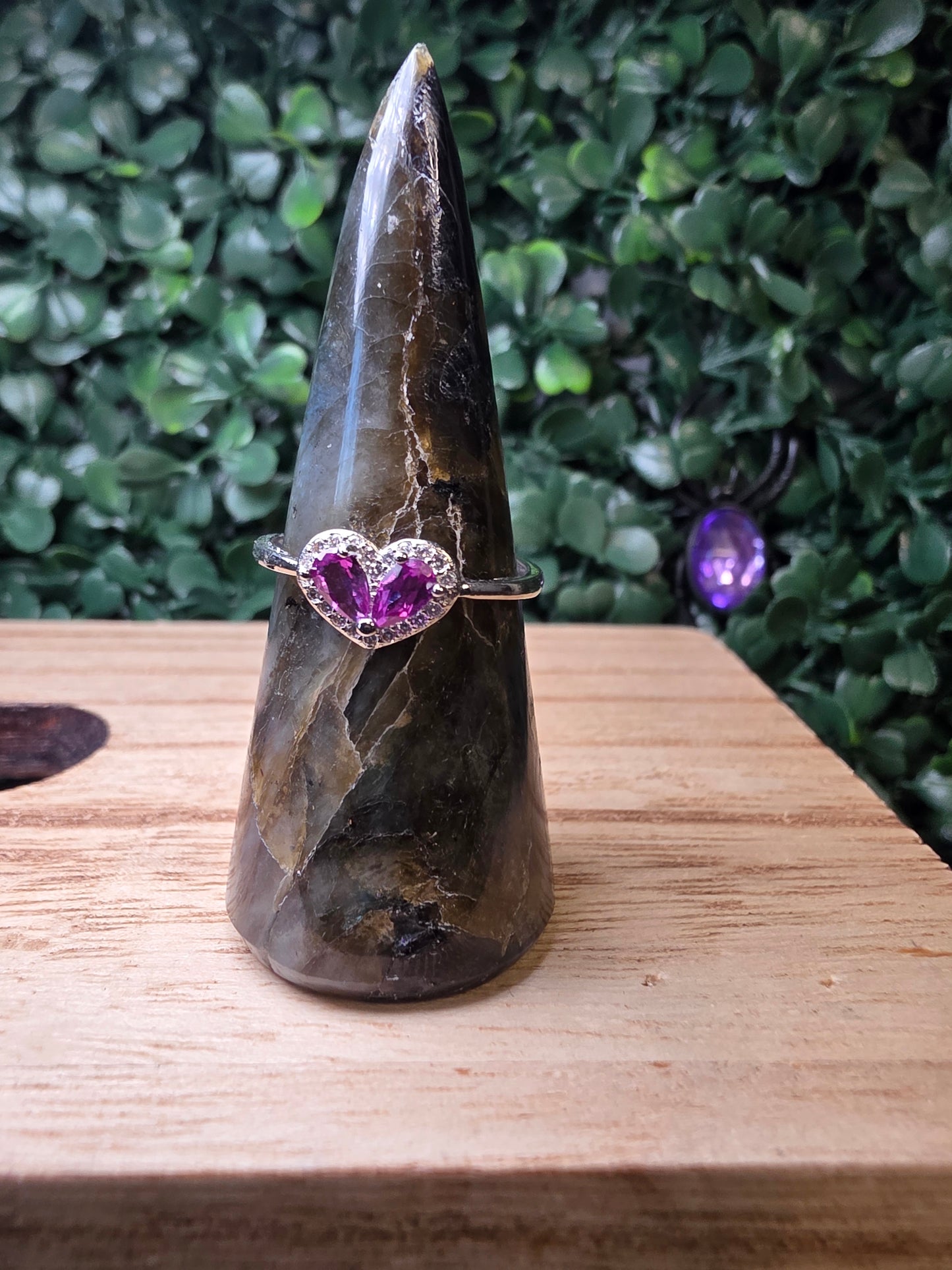 Alexanderite ring (adjustable)