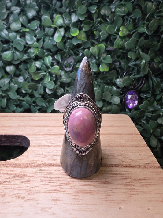 Rhodonite Ring (adjustable)