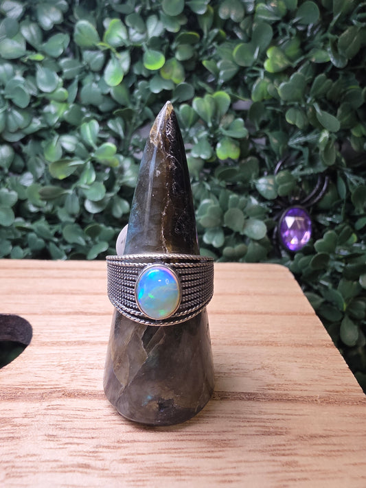 Opal Chunky ring (adjustable)