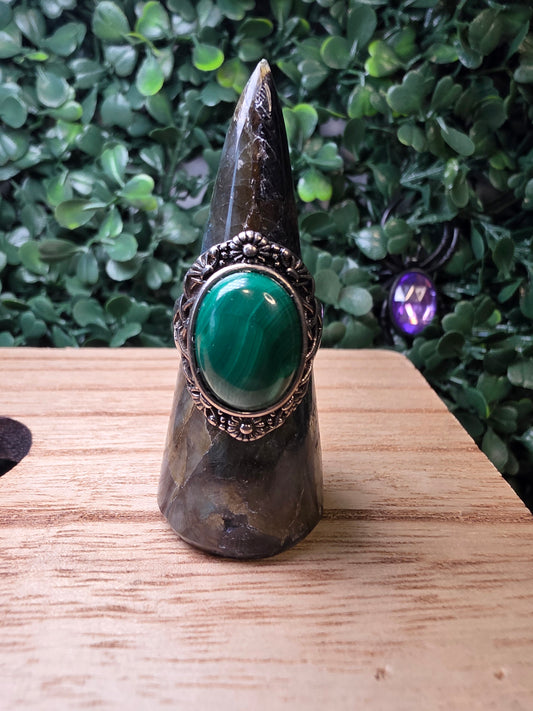 Malachite Ring (adjustable)